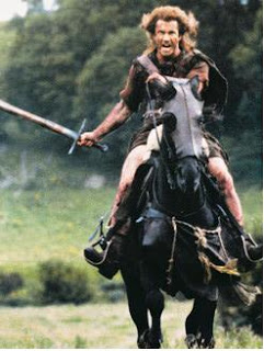 Picture of Mel Gibson  as William Wallace  from Braveheart   High Quality Photo  A15467